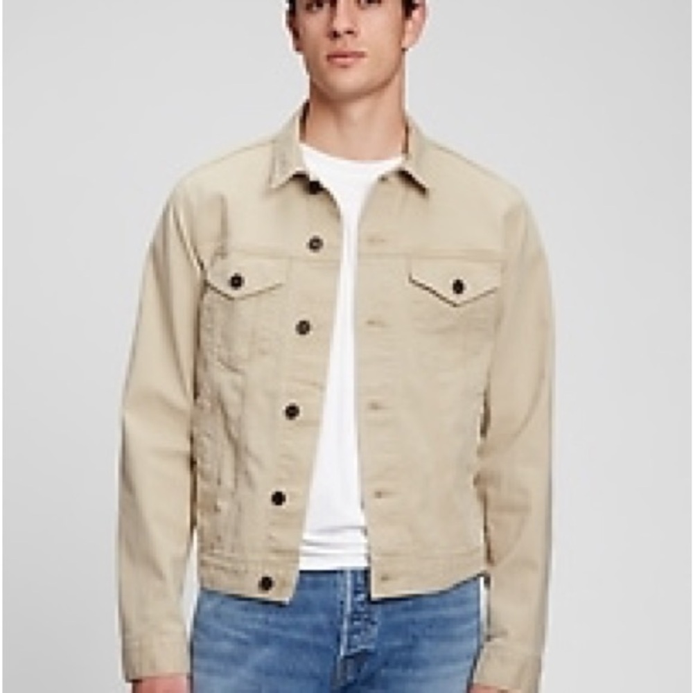 GAP Men's Tan Denim Jacket